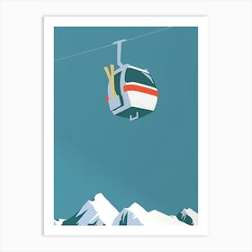 Ski Lift 4 Art Print