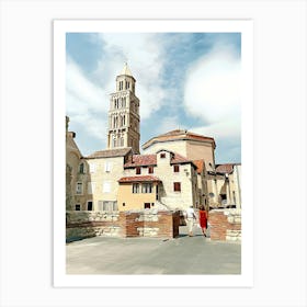 Diocletian S Palace, Split, Croatia Art Print