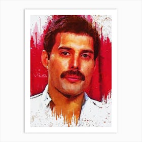 Freddie Mercury 3 Art Print