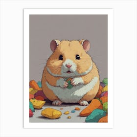 Hamster Art Print