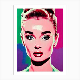 Audrey Hepburn Pop Movies Art Movies Art Print