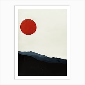 'Sunrise', Minimalism Art Print