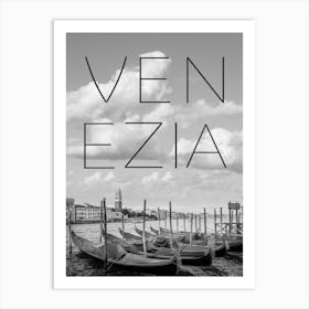 Venice Grand Canal And St Mark's Campanile Art Print
