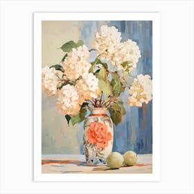 Hydrangea Flower Still Life Painting 1 Dreamy Art Print