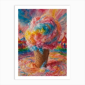 Ice Cream Cone 32 Art Print