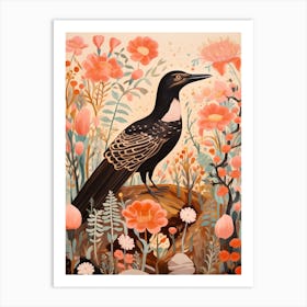 Cormorant 3 Detailed Bird Painting Art Print