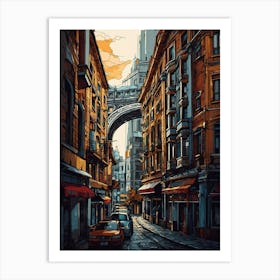 Street Painting 3 Art Print