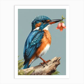 Kingfisher 15 Art Print