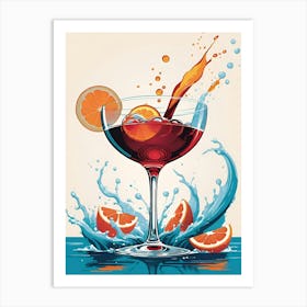 Negroni Art Print