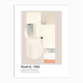 World Tour Exhibition, Abstract Art, Madrid, 1960 6 Art Print