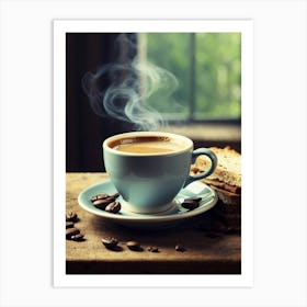 Coffee And Toast Art Print