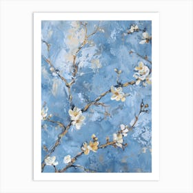 Blossoming Magnolia 1 Art Print