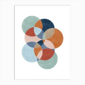 Abstract Circles Art Print