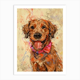 Dog Portrait Art Print