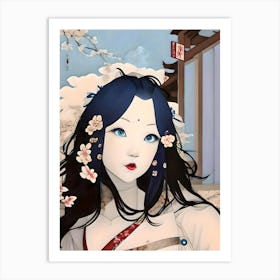 Ukiyo-E Beauty Art Print