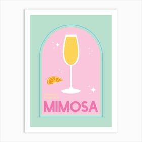 Mimosa Cocktail Art Print