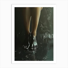 Woman'S Bare Feet Art Print