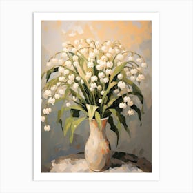 Lily Of The Valley Flower Still Life Painting 2 Dreamy Art Print