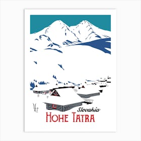 Hohe Tatra Mountain, Slovakia Art Print