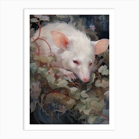 A Realistic And Atmospheric Watercolour Fantasy Character 3 Art Print