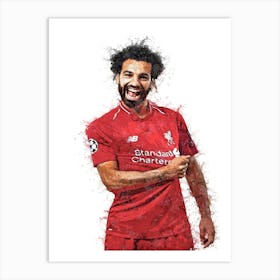 Mohamed Salah 1 Art Print