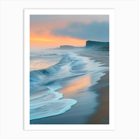 Sunrise At Sandsend Art Print