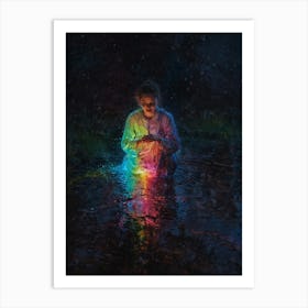 Rainbows In The Water Art Print