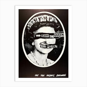 Image Gallery For Sex Pistols God Save The Queen Art Print