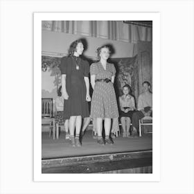 Duet, Americanization Program, High School, Eufaula, Oklahoma By Russell Lee Art Print