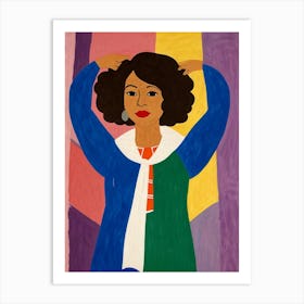 African American Woman 1 Art Print