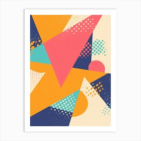 Abstract Geometric Pattern 2 Art Print