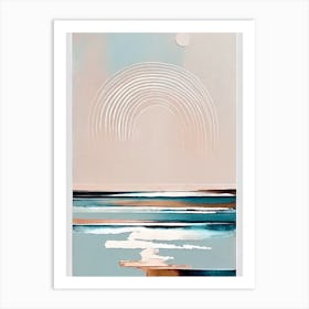 - Abstract Minimal Boho Beach 3 Art Print