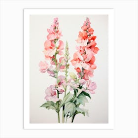 Two Flowers Art Print