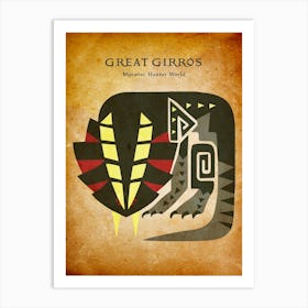 Great Girros Vintage Art Print