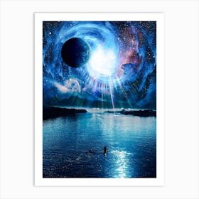 Navigate Towards The Universe Art Print