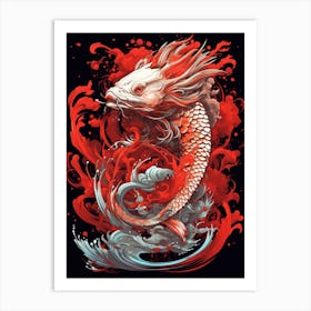 Koi Fish Art Print