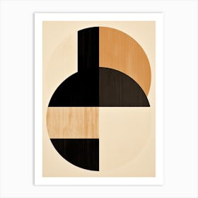 Mid-Century Shapes 233 Art Print