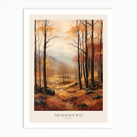 The Rob Roy Way Scotland Uk Trail Poster Art Print