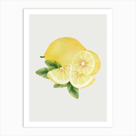 Lemons Art Print