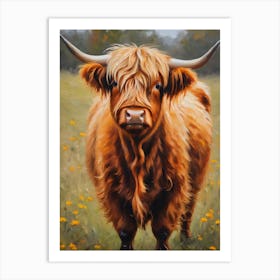 Highland Cow 30 Art Print