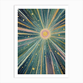 Starburst In Colour Art Print