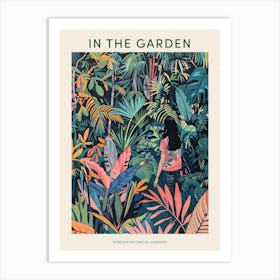 In The Garden Poster Dunedin Botanical Gardens 1 Art Print