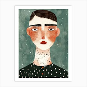 Portrait Of A Girl 18 Art Print