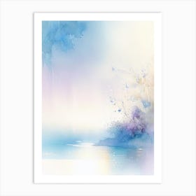 Water As A Symbol Of Power & Strength Waterscape Gouache 2 Art Print