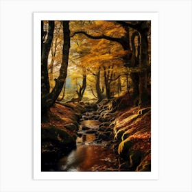 Autumn In The Woods Art Print