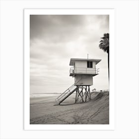 California, Black And White Analogue Photograph 2 Art Print