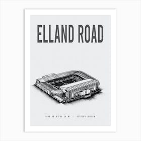 Elland Road Leeds United Fc Stadium Art Print