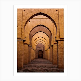 Arches Of A Mosque Art Print