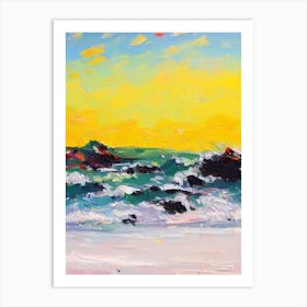 Byron Bay, Australia Bright Abstract Art Print