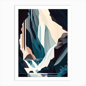 Watercascades Art Print